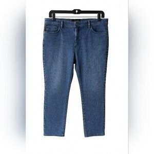 Urban‎ Star Straight Leg Jeans Mens 44x30 Blue Medium Wash Stretch Denim